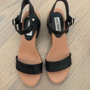 Steve Madden Black April Sandal